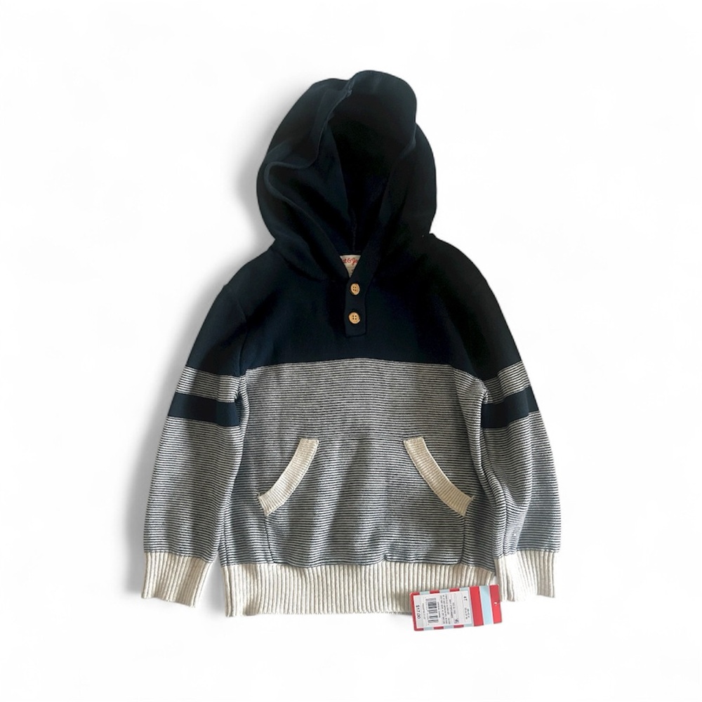 Navy Striped Sweater